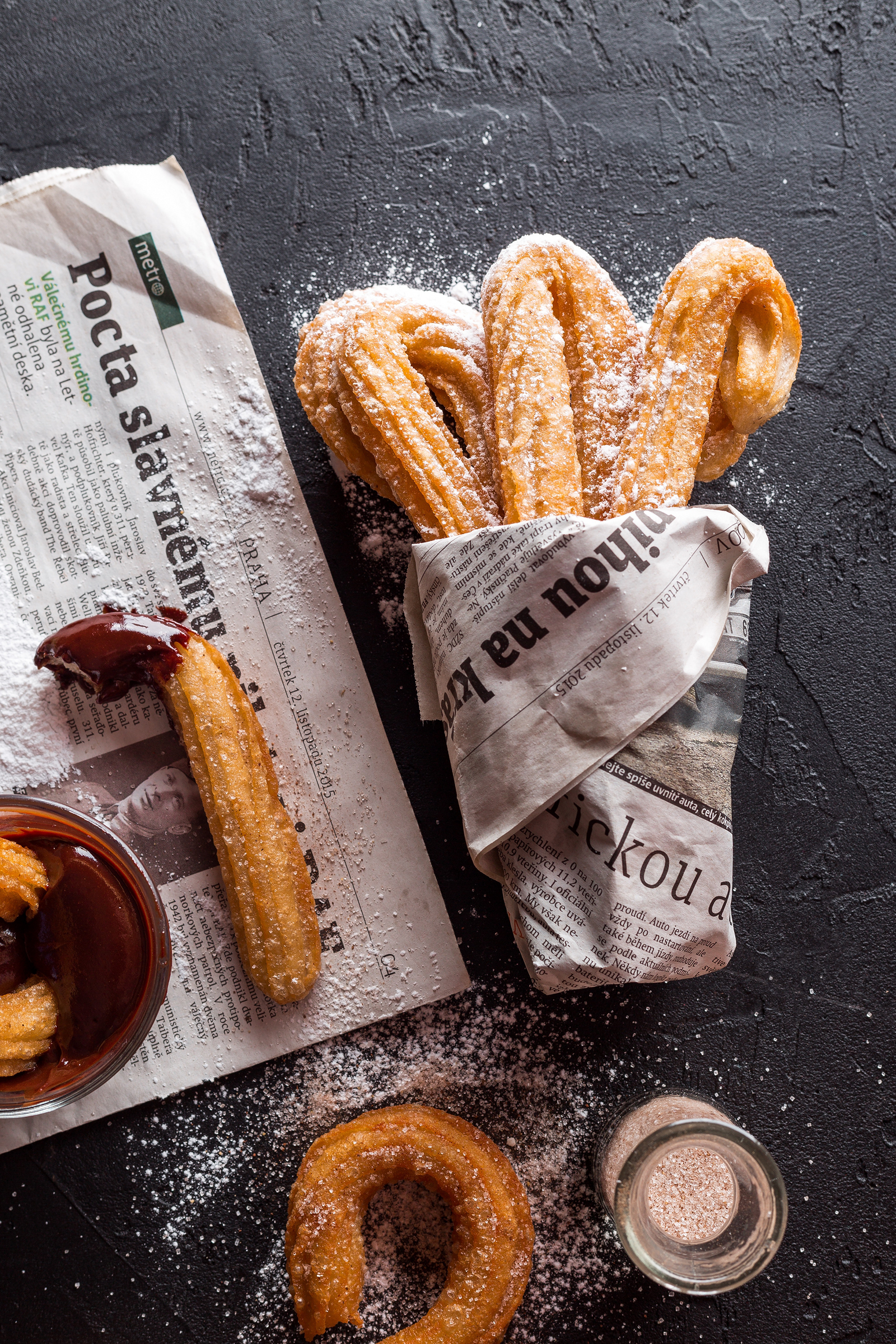 Spanyol Fánk Forró Csokikrémmel (Churros)