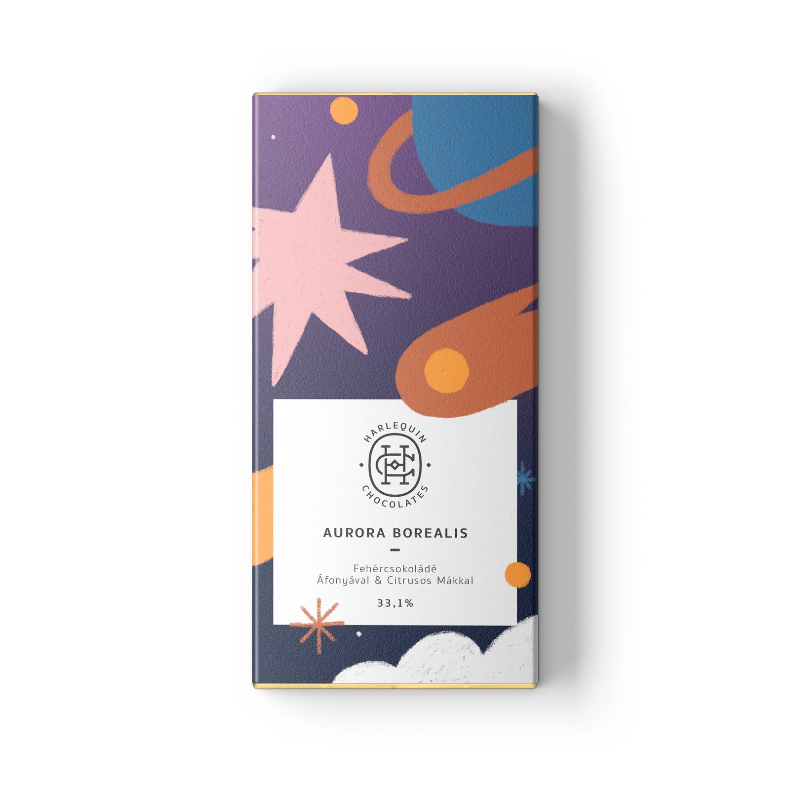 Aurora Borealis kézműves fehércsokoládé