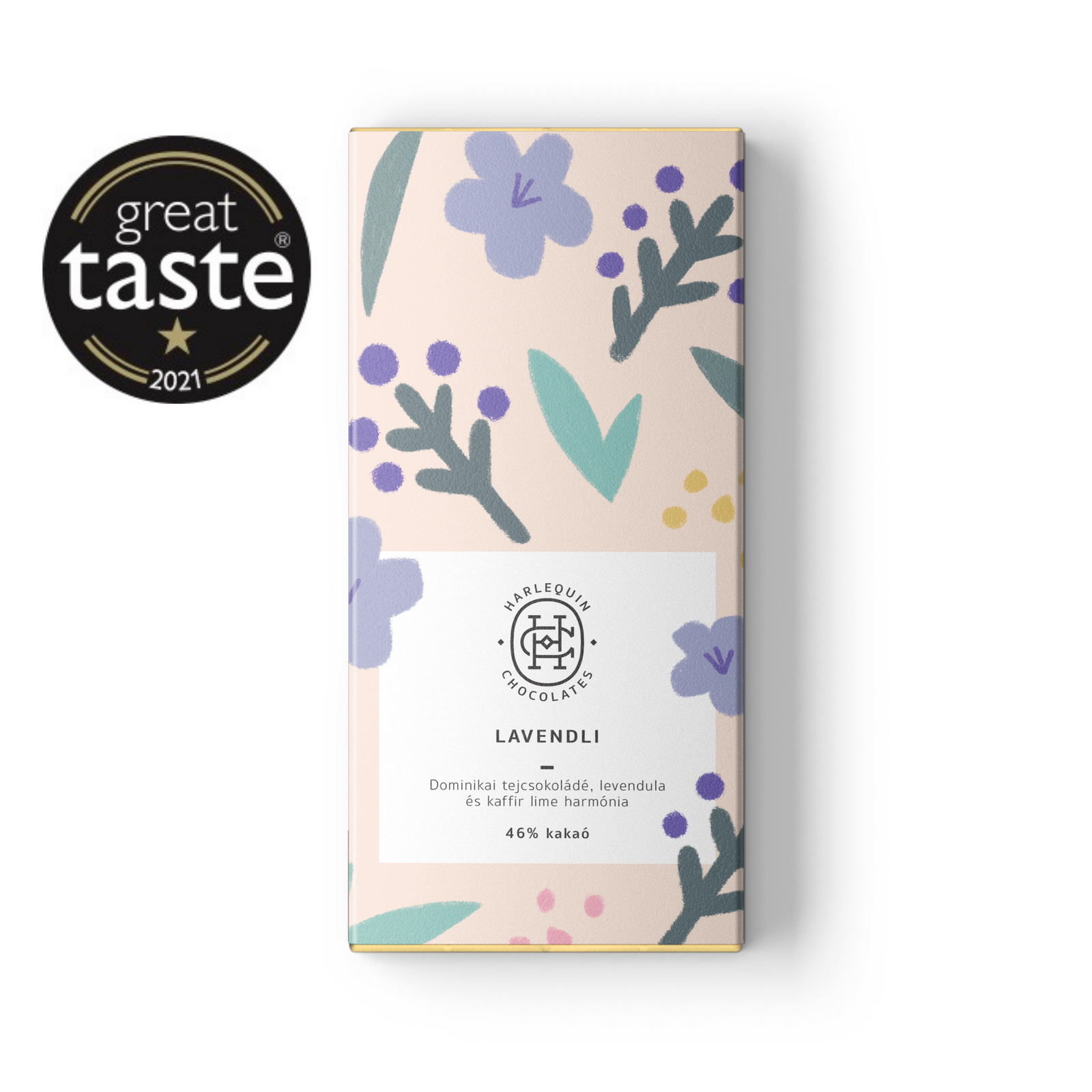 díjnyertes levendulás tejcsokoládé
